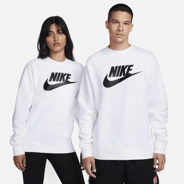 NIKE Men's Sportswear Club Fleece Graphic Crewneck Sweatshirt In Midnight Navy Product Image