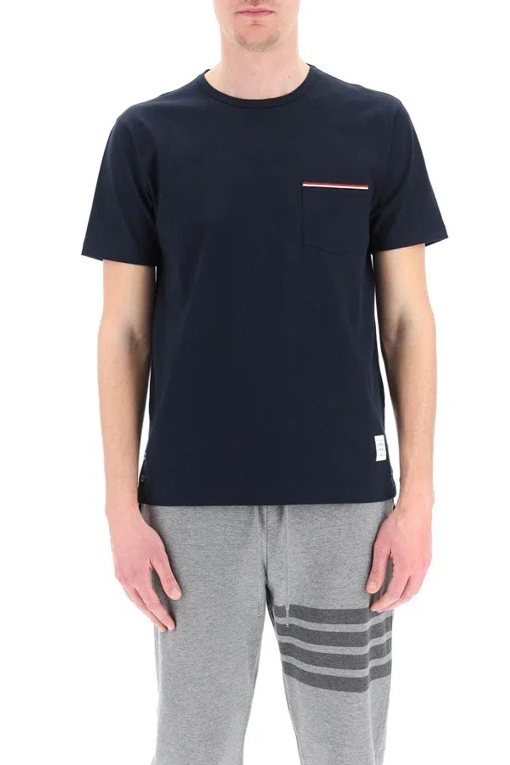 Navy Pocket T-shirt In Blue Product Image