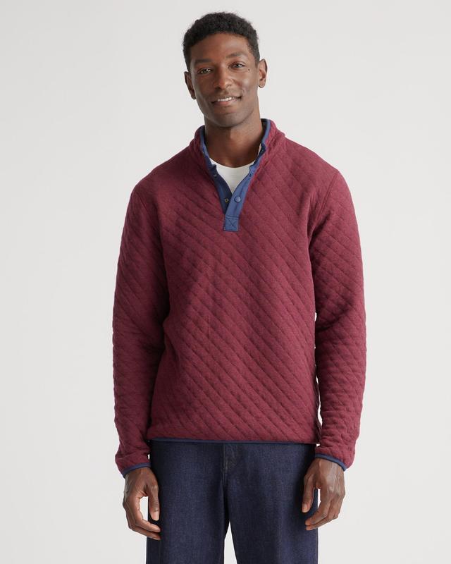 Men's Reversible Quilted Pullover Product Image