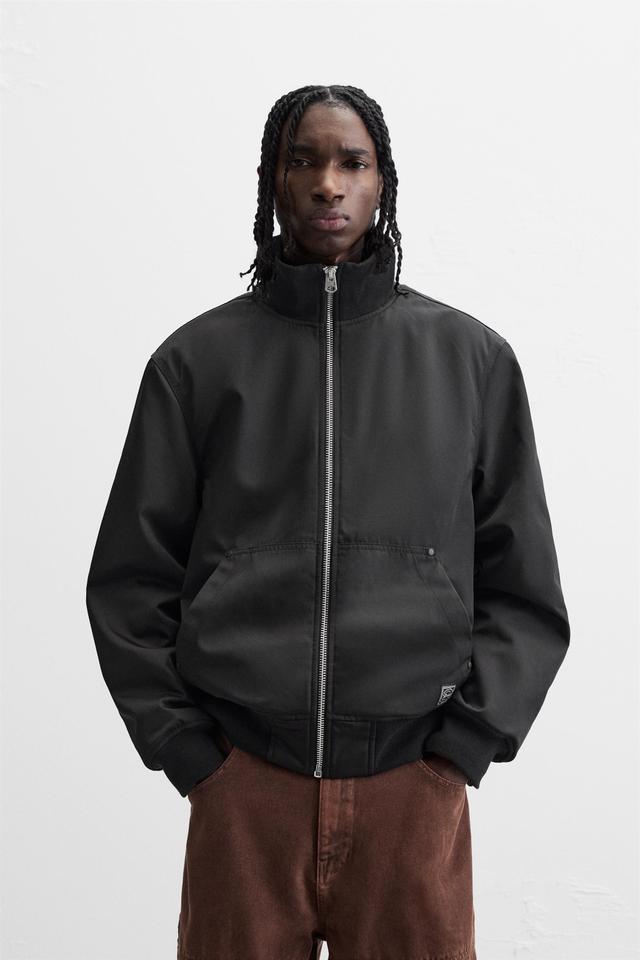 WATER REPELLENT BOMBER JACKET Product Image