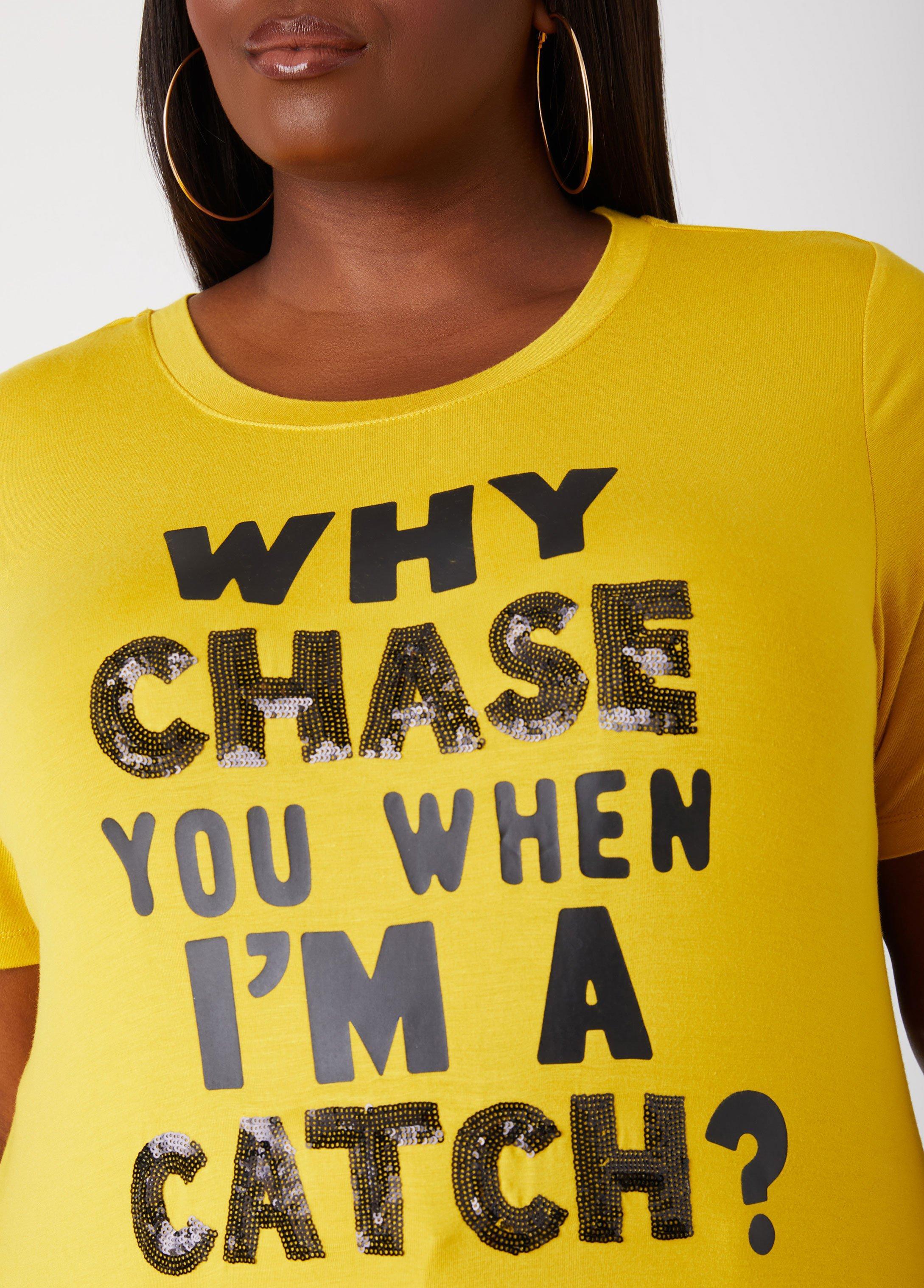 Why Chase Embellished Graphic Tee Product Image