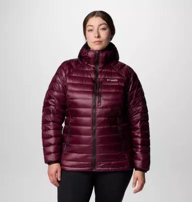 Columbia Women's Arctic Crest Down Hooded Jacket - Plus Size- Product Image