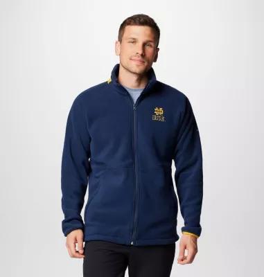 Columbia Men's Collegiate Flanker IV Fleece Jacket - Notre Dame- Product Image