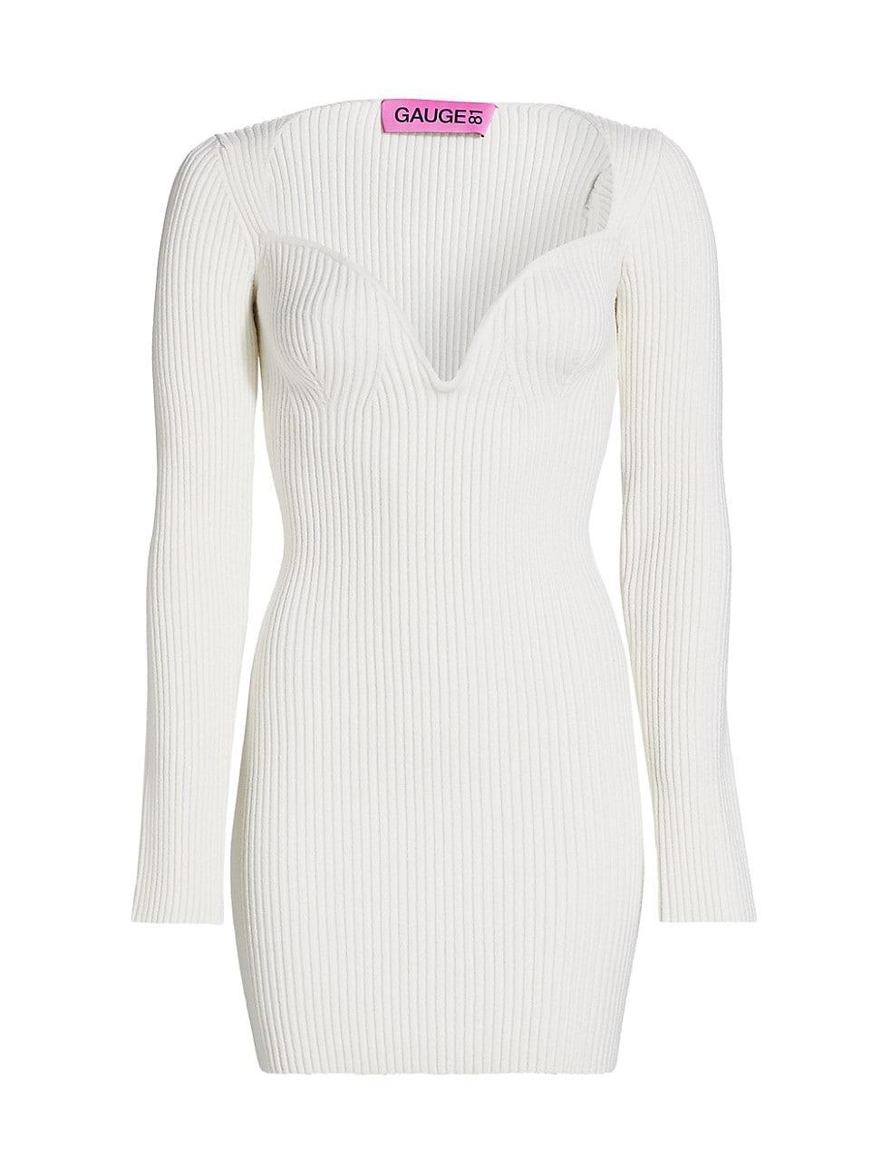 Womens Mija Rib-Knit Wool Minidress Product Image