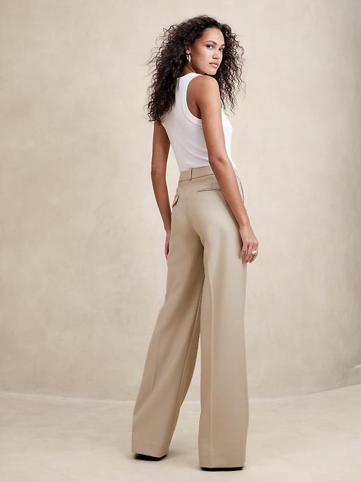 Lido Wide-Leg Italian Wool Pant Product Image