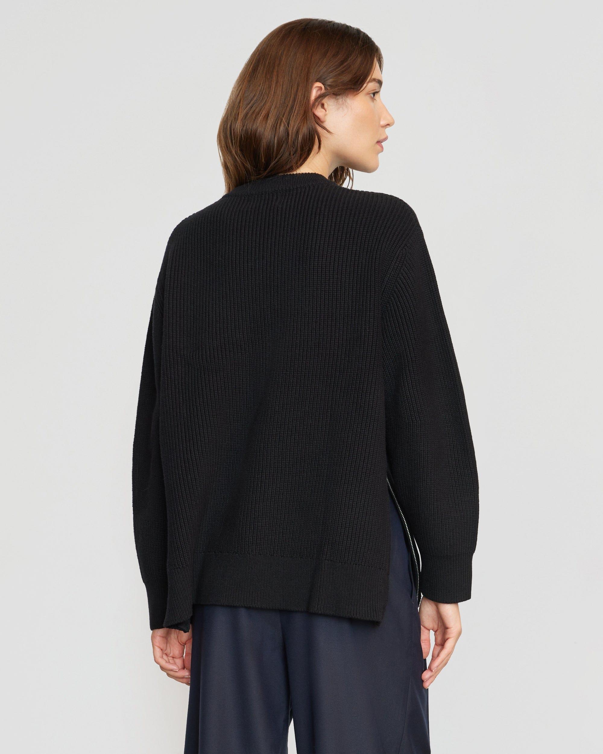 Tate Organic Cotton Side-Zip Sweater Product Image