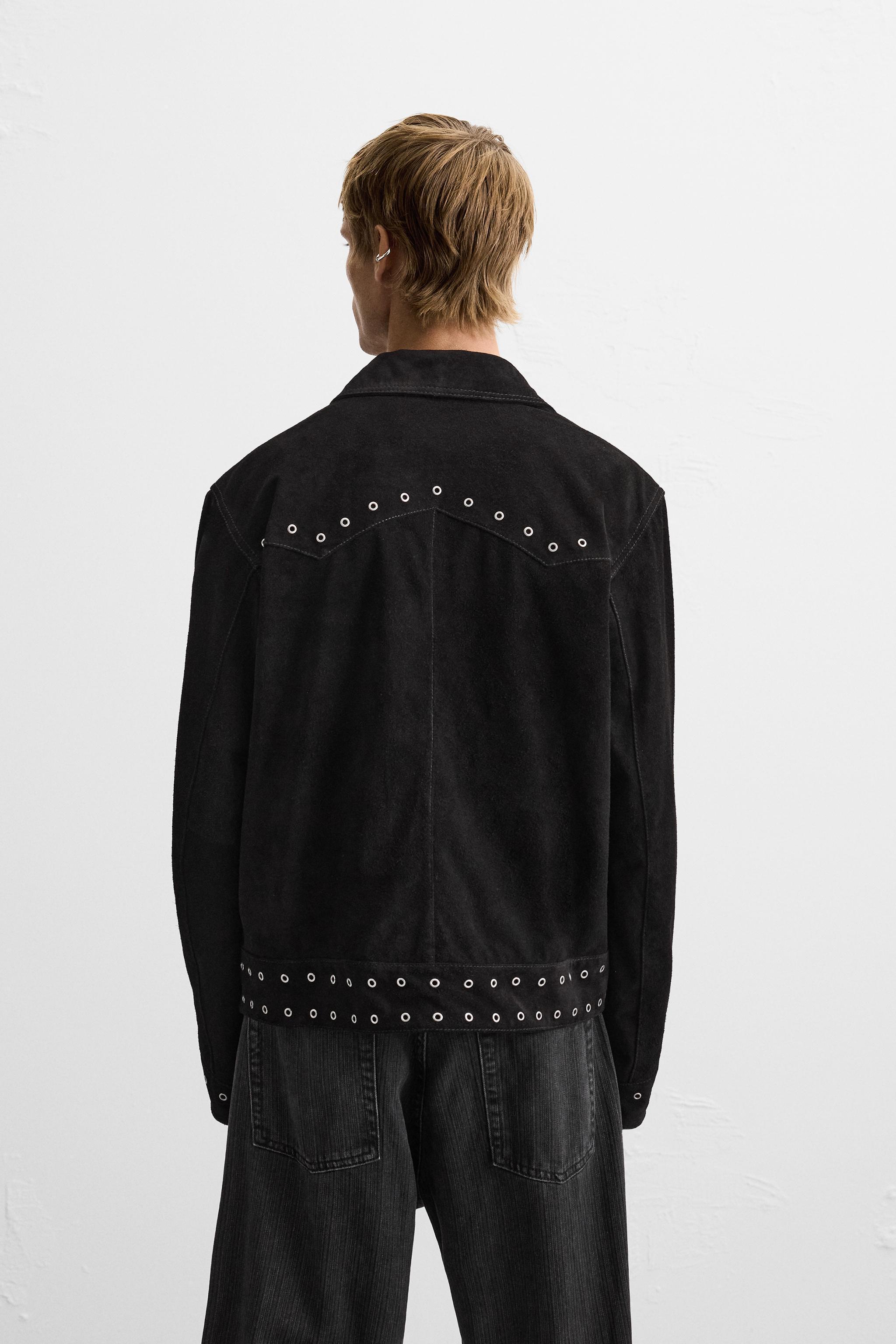 SUEDE LEATHER JACKET Product Image