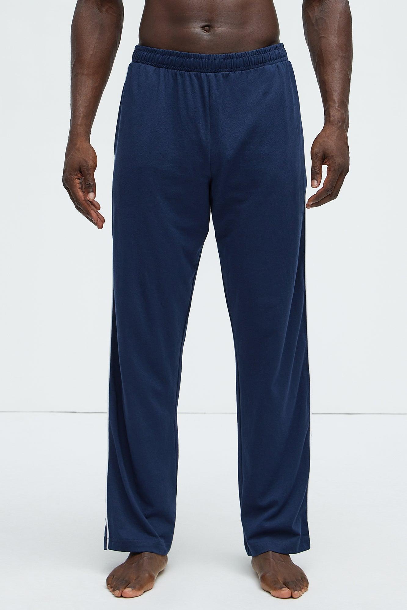 Relaxed Pajama Pants - Navy Product Image