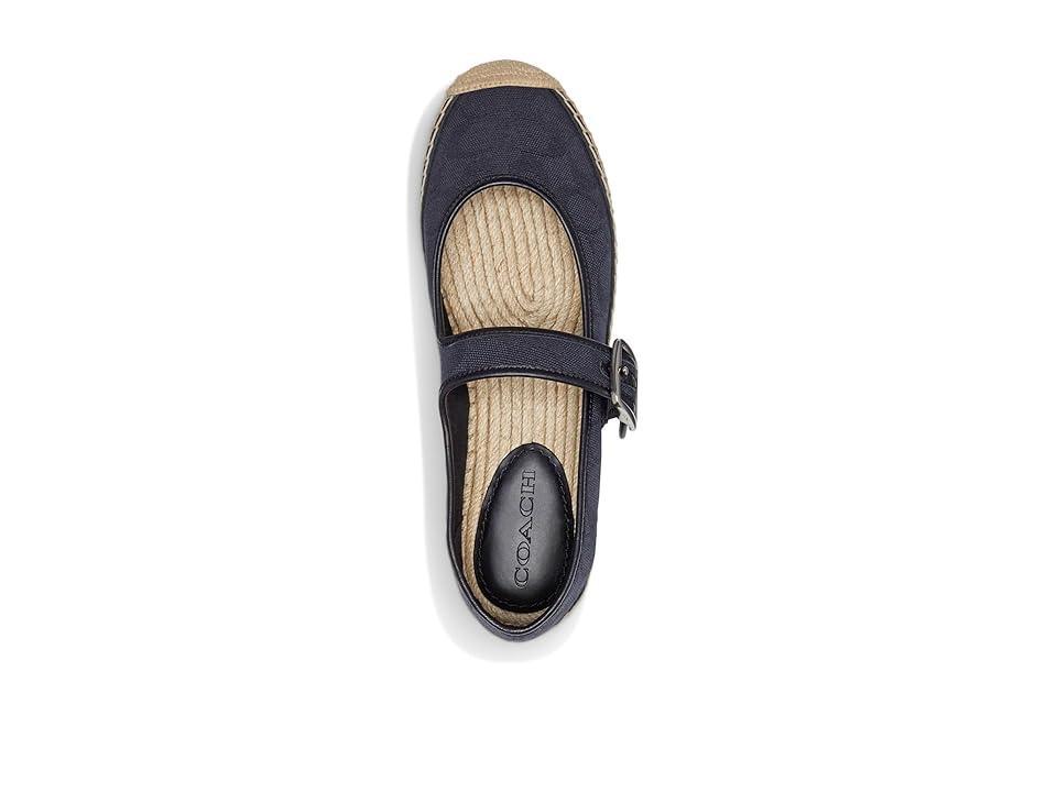 COACH Courtney Canvas Logo Mary Jane Espadrilles Product Image