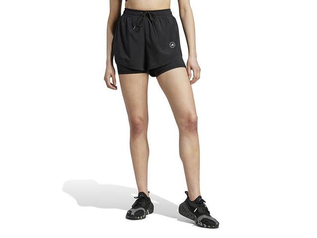 adidas Womens adidas Stella McCartney TruePurpose 2-in-1 Shorts - Womens Black Product Image