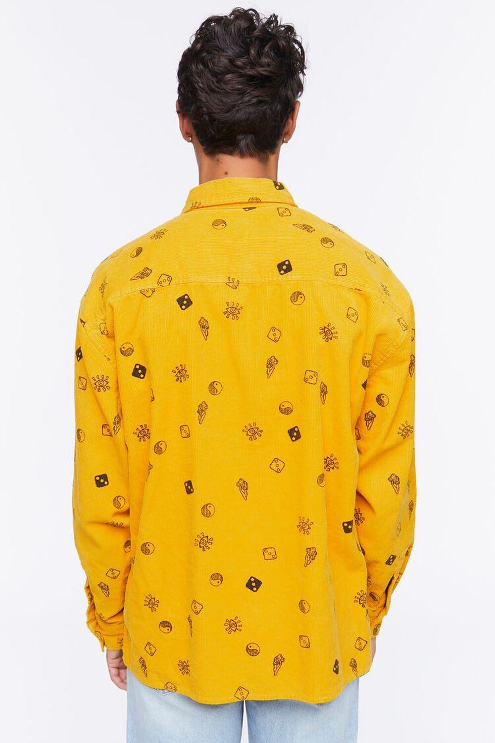 Dice Print Corduroy Shirt | Forever 21 Product Image