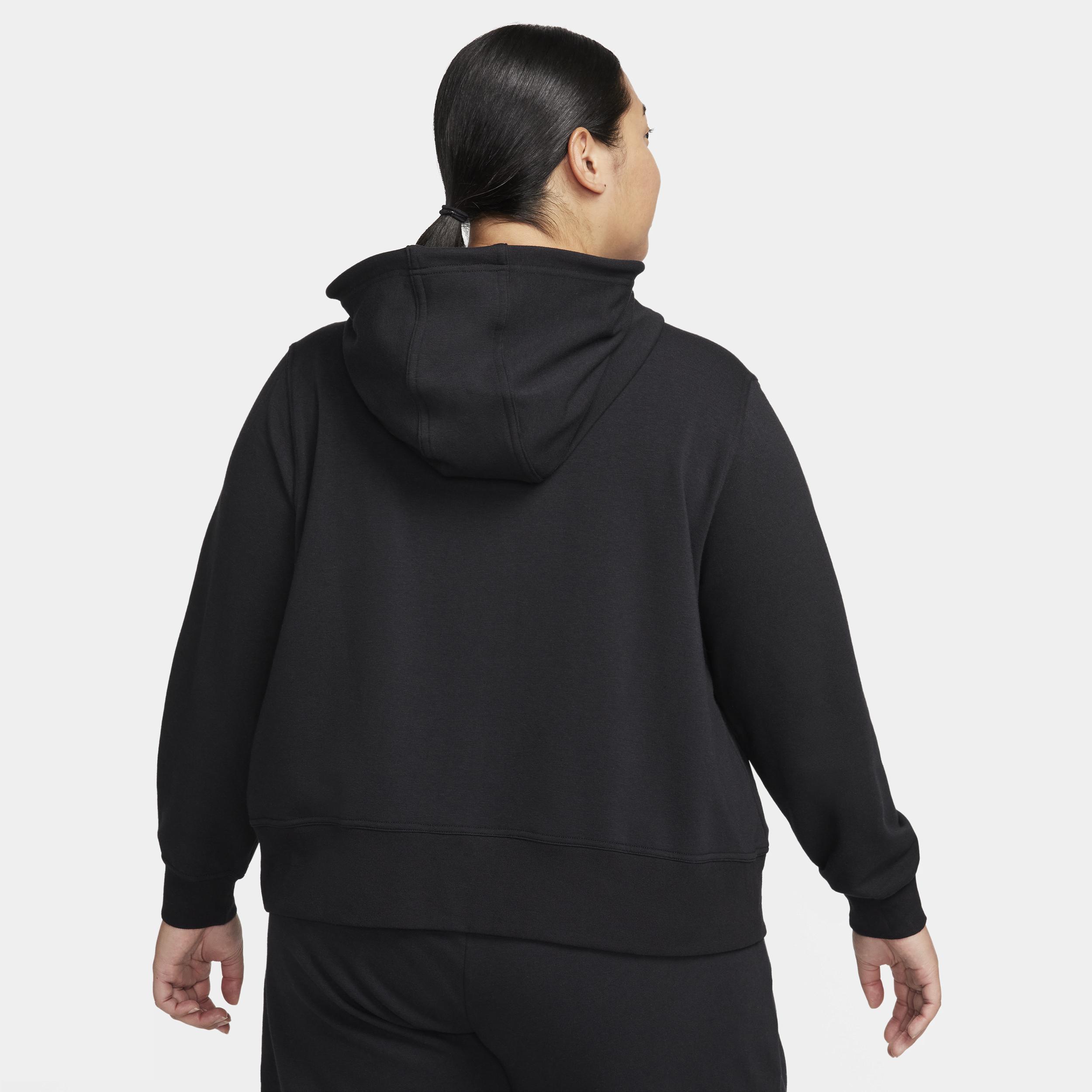 Nike Womens Dri-FIT One Full-Zip French Terry Hoodie (Plus Size) Product Image