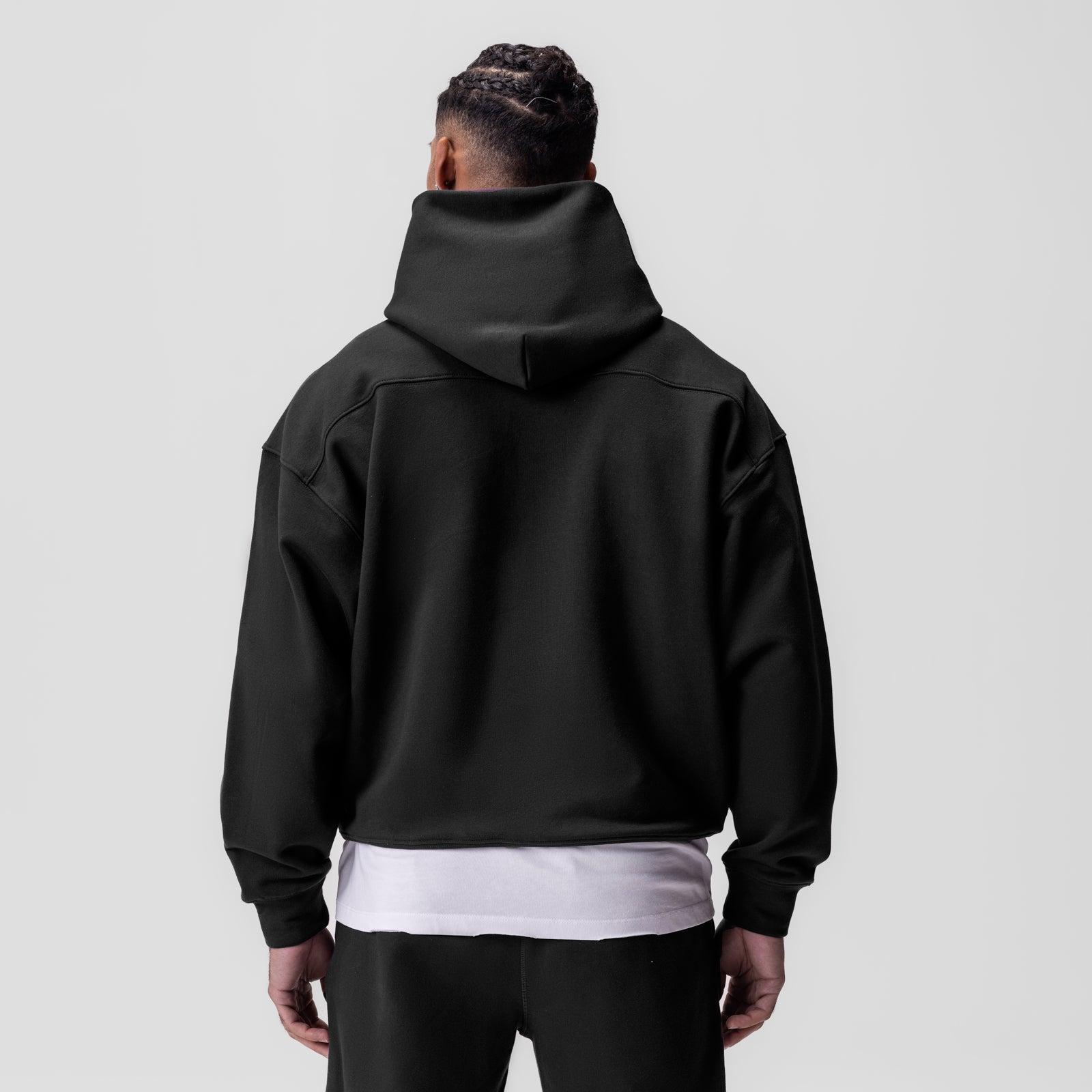 0648. Tech-Terry™ Hoodie - Black "Space Bracket" Product Image