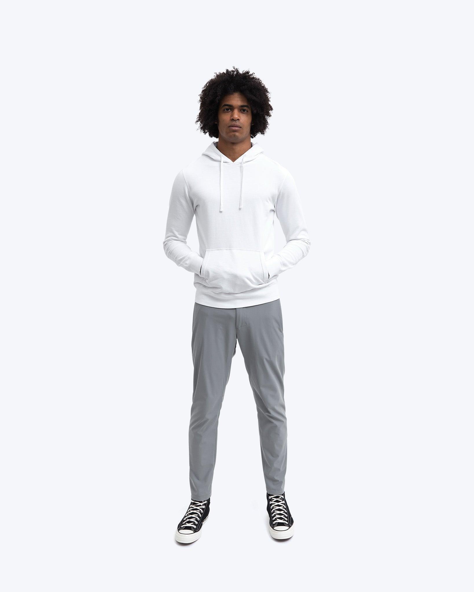 Lightweight Terry Slim Hoodie Male Product Image