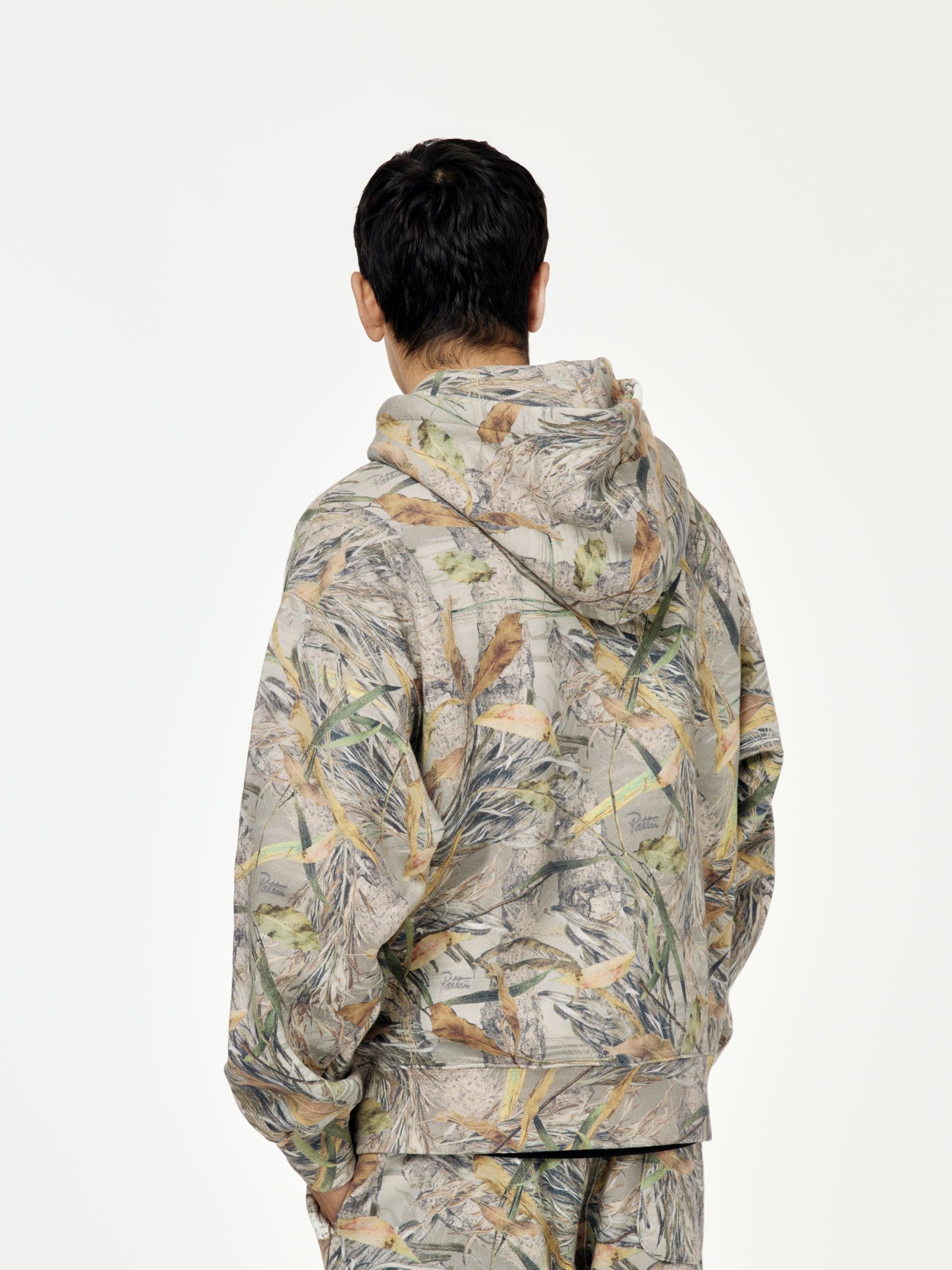 Skull Boxy Hooded Sweater (Nature Print) Product Image