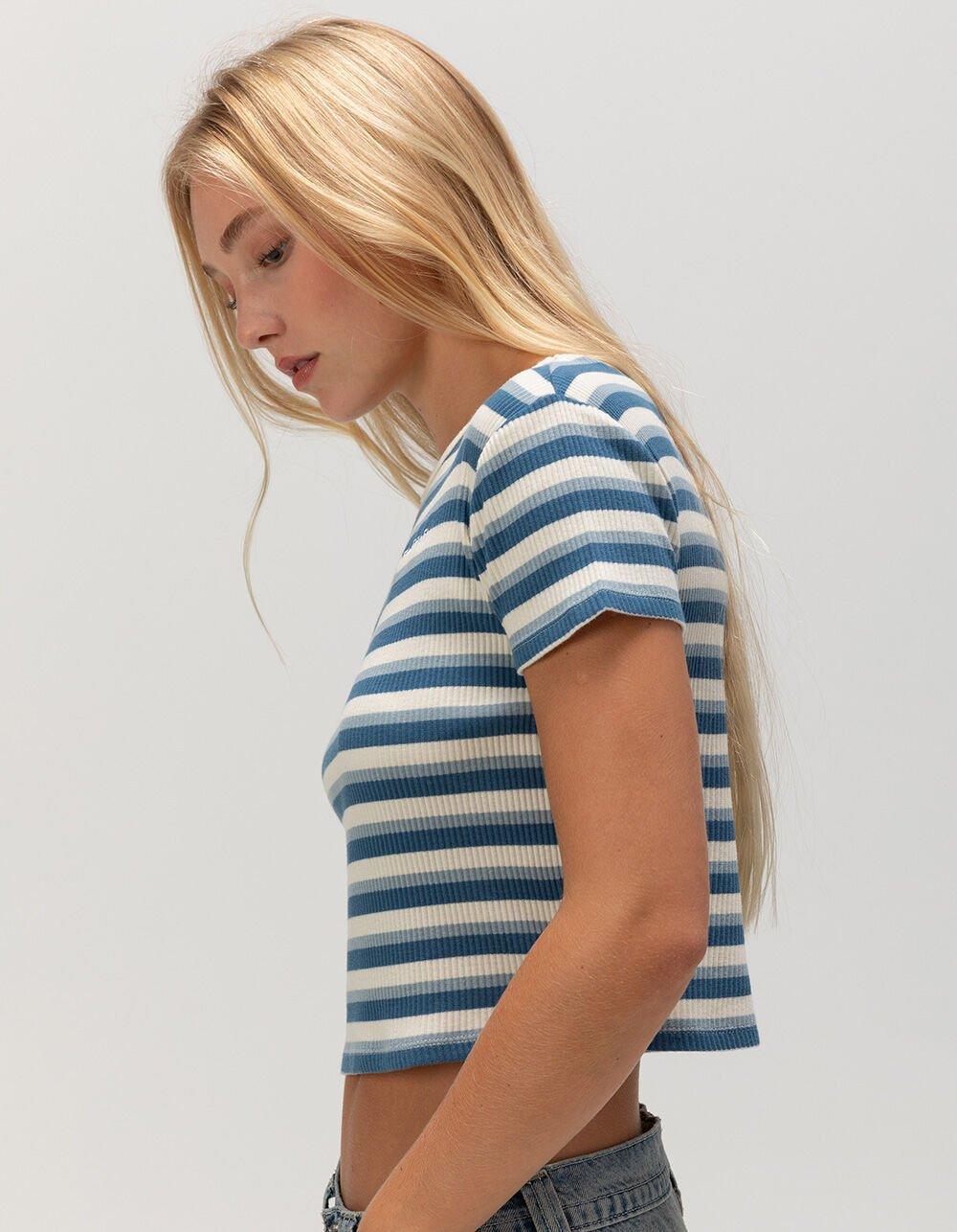 FIVESTAR GENERAL CO. Stripe Knit Womens Tee Product Image