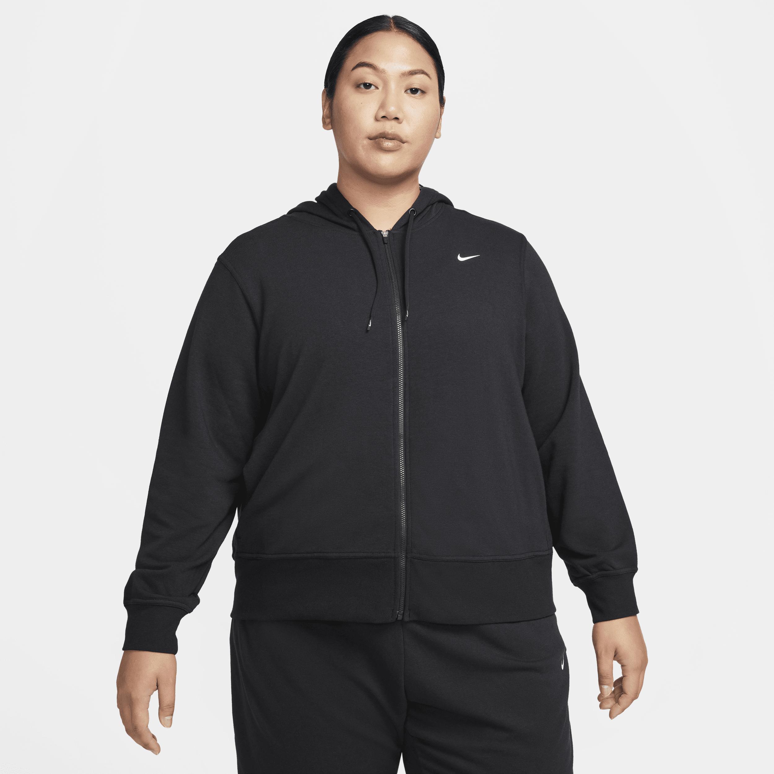 Nike Womens Dri-FIT One Full-Zip French Terry Hoodie (Plus Size) Product Image