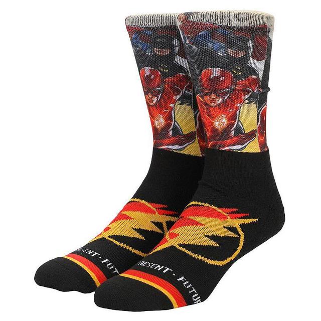 Mens The Flash Superhero Athletic Crew Socks Product Image