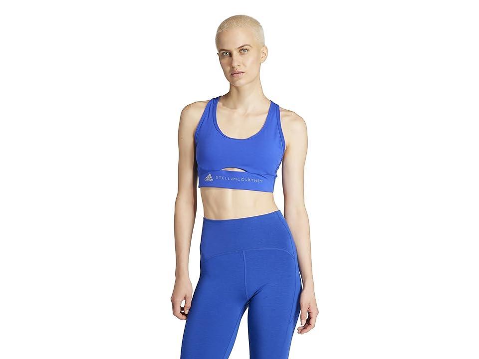 adidas by Stella McCartney Truestrength Medium Support Bra IJ0559 (Mystery Ink) Women's Clothing Product Image