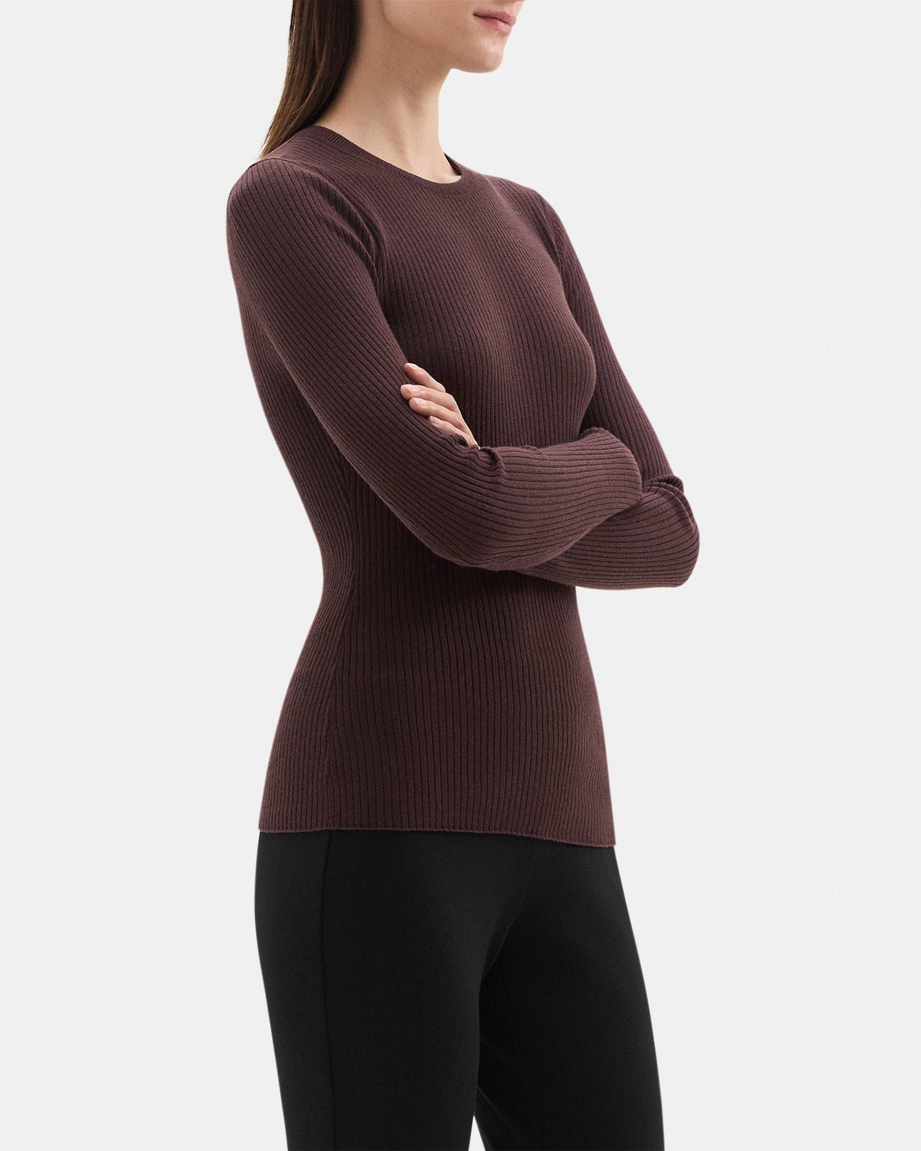 Slim-Fit Sweater in Fine Merino Wool Product Image