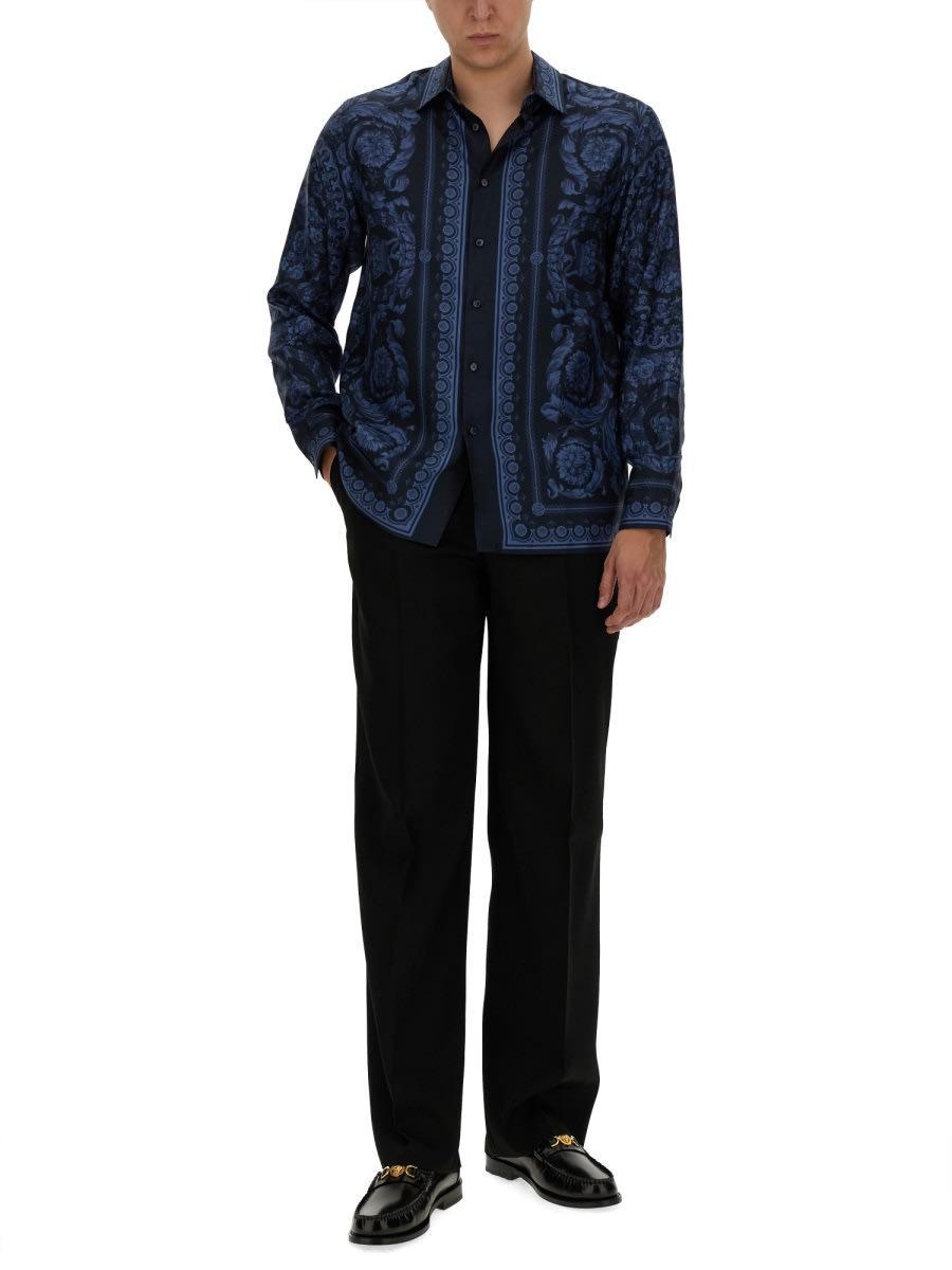 VERSACE Formal Pants In Black Product Image