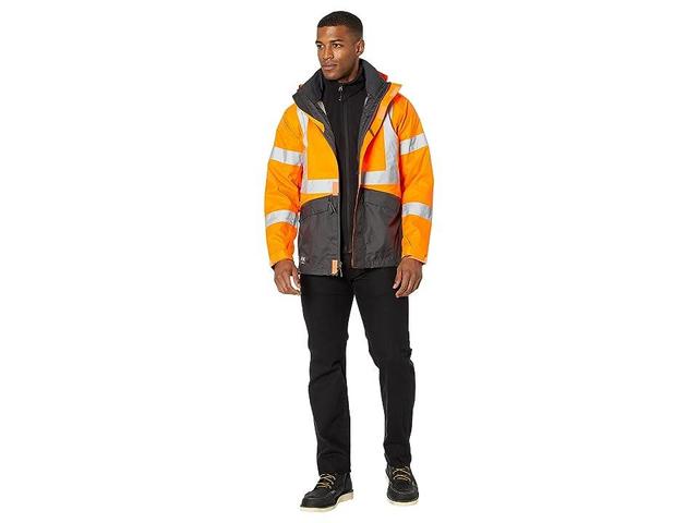 Helly Hansen Alta Shell Jacket (High Visibility /Charcoal) Men's Jacket Product Image