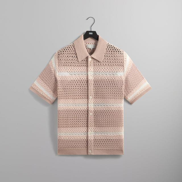 Kith Thompson Crochet Buttondown - Frosty Rose Male Product Image