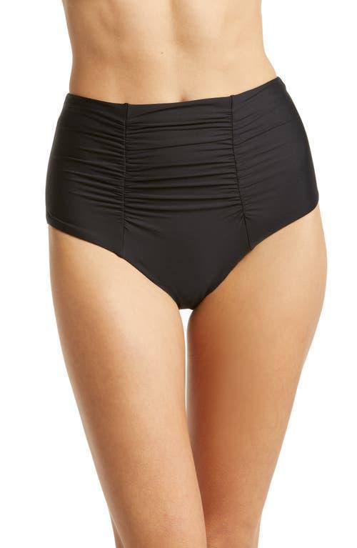 Becca Color Code Ruched High Waist Bikini Bottoms Product Image