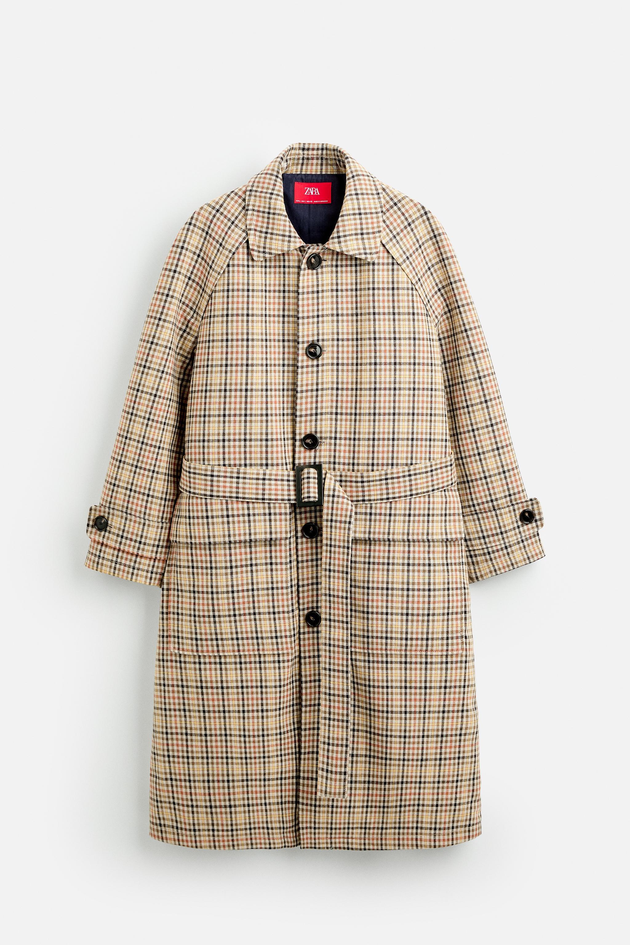 PLAID TRENCH X HARRY LAMBERT Product Image