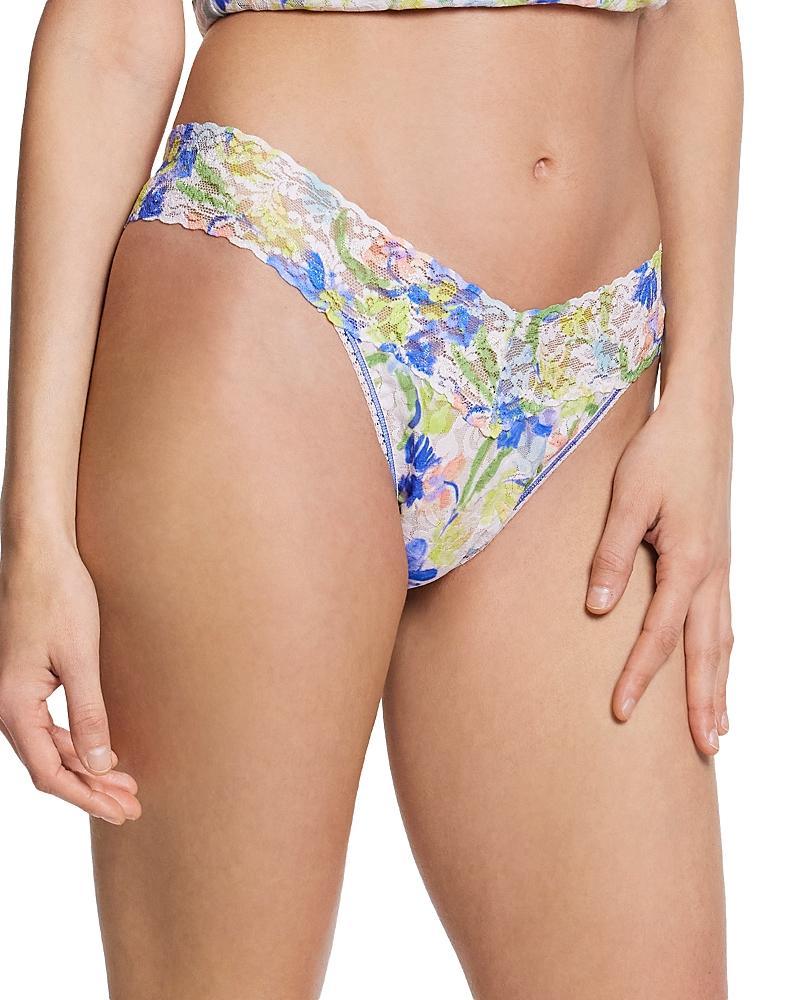 Hanky Panky Original-Rise Printed Lace Thong Product Image