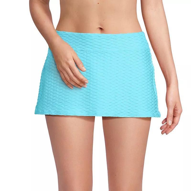 Lands End Womens Texture Mini Swim Skirt Swim Bottoms Product Image