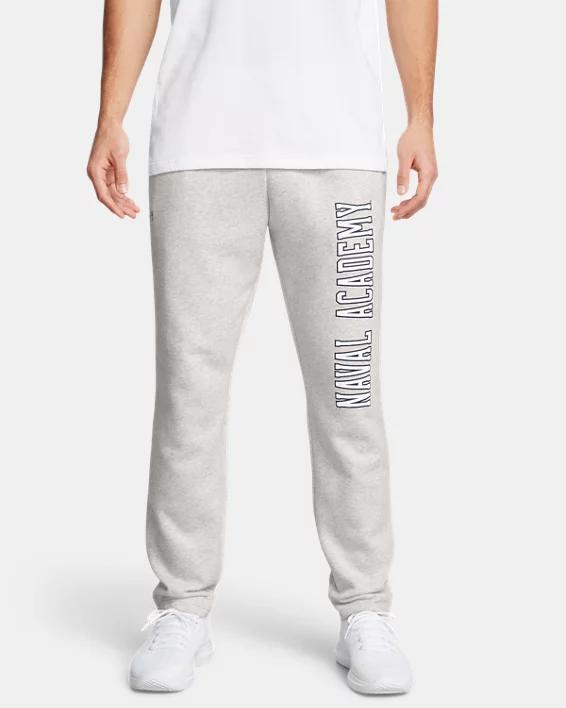 Mens UA Rival Fleece Collegiate Open Bottom Pants Product Image