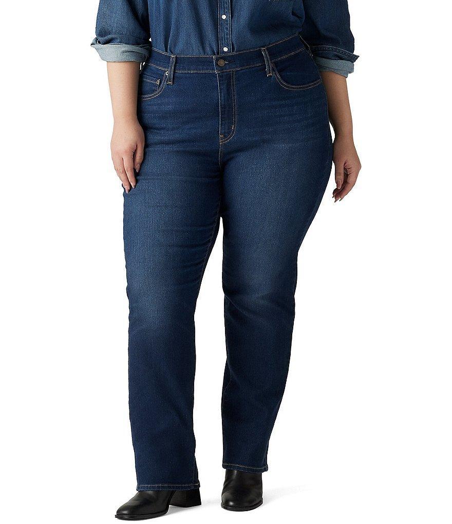 Levi's® Plus Size 724 High-Rise Slim Straight Leg Jeans product image