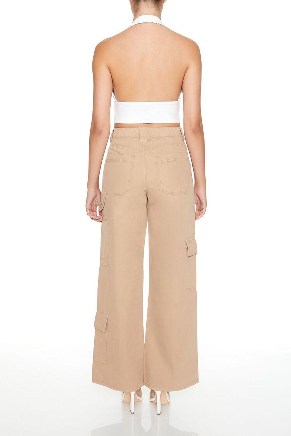 Twill Cargo Carpenter Pants | Forever 21 Product Image