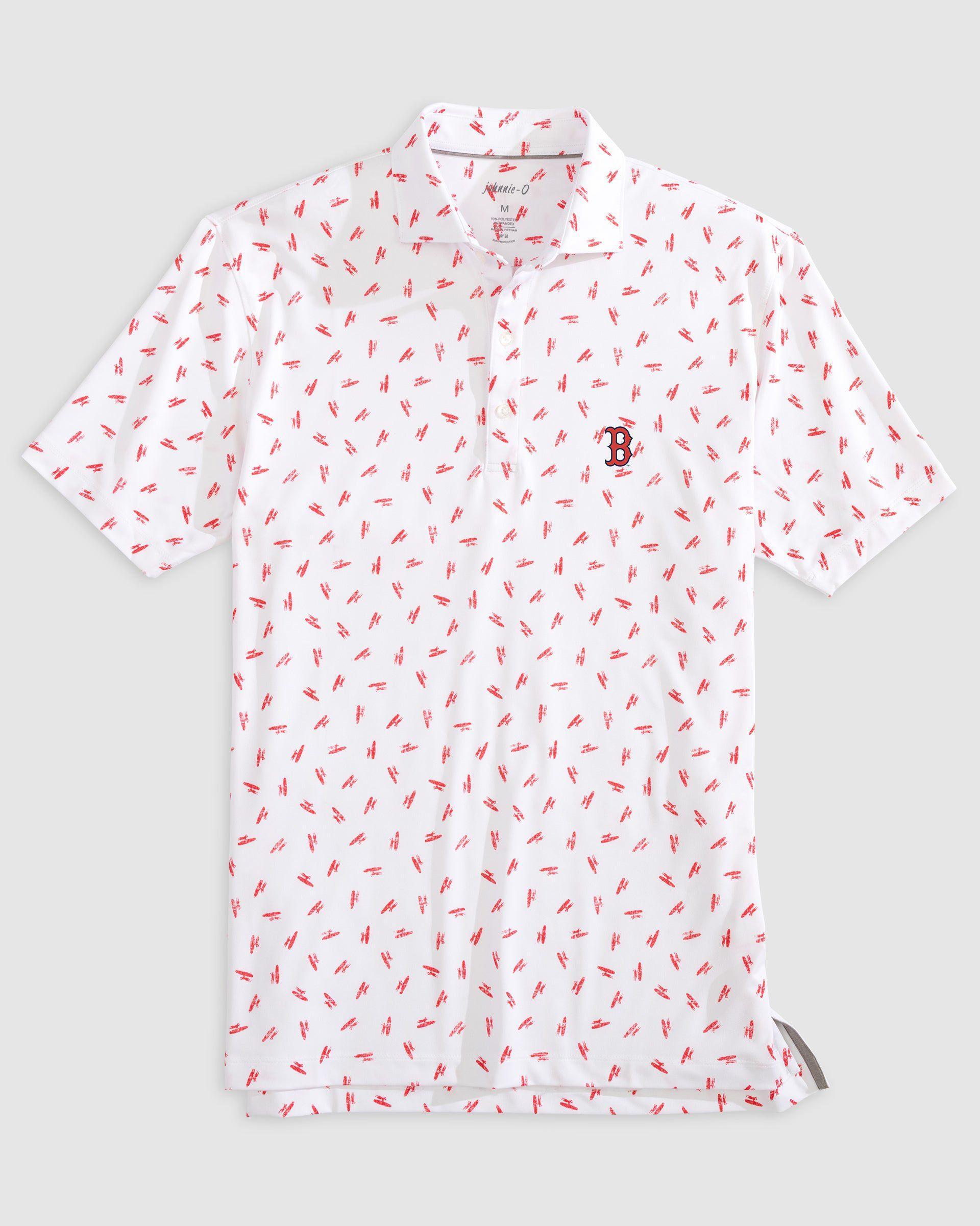 Boston Red Sox Exeter Printed Jersey Performance Polo Product Image