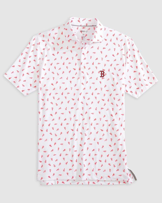 johnnie-O Boston Sox Exeter Printed Jersey Performance Polo Product Image