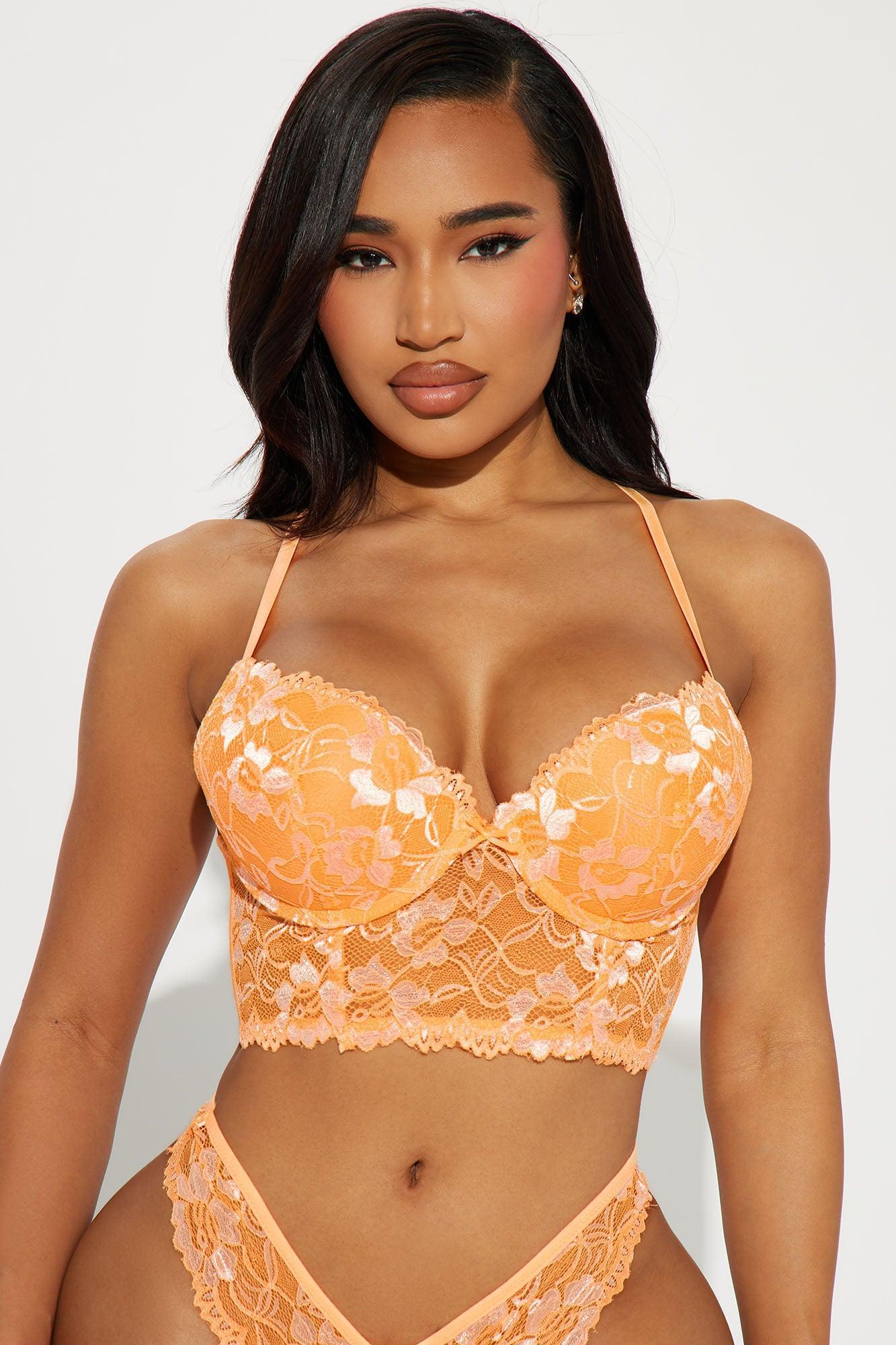 Morning After Push Up Bra - Coral Product Image