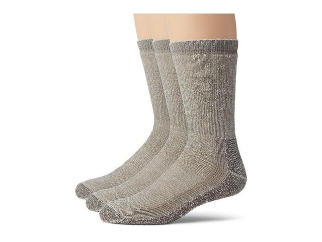 Smartwool Classic Hike Extra Cushion Crew Socks 3-Pack (Taupe) Men's Crew Cut Socks Shoes Product Image