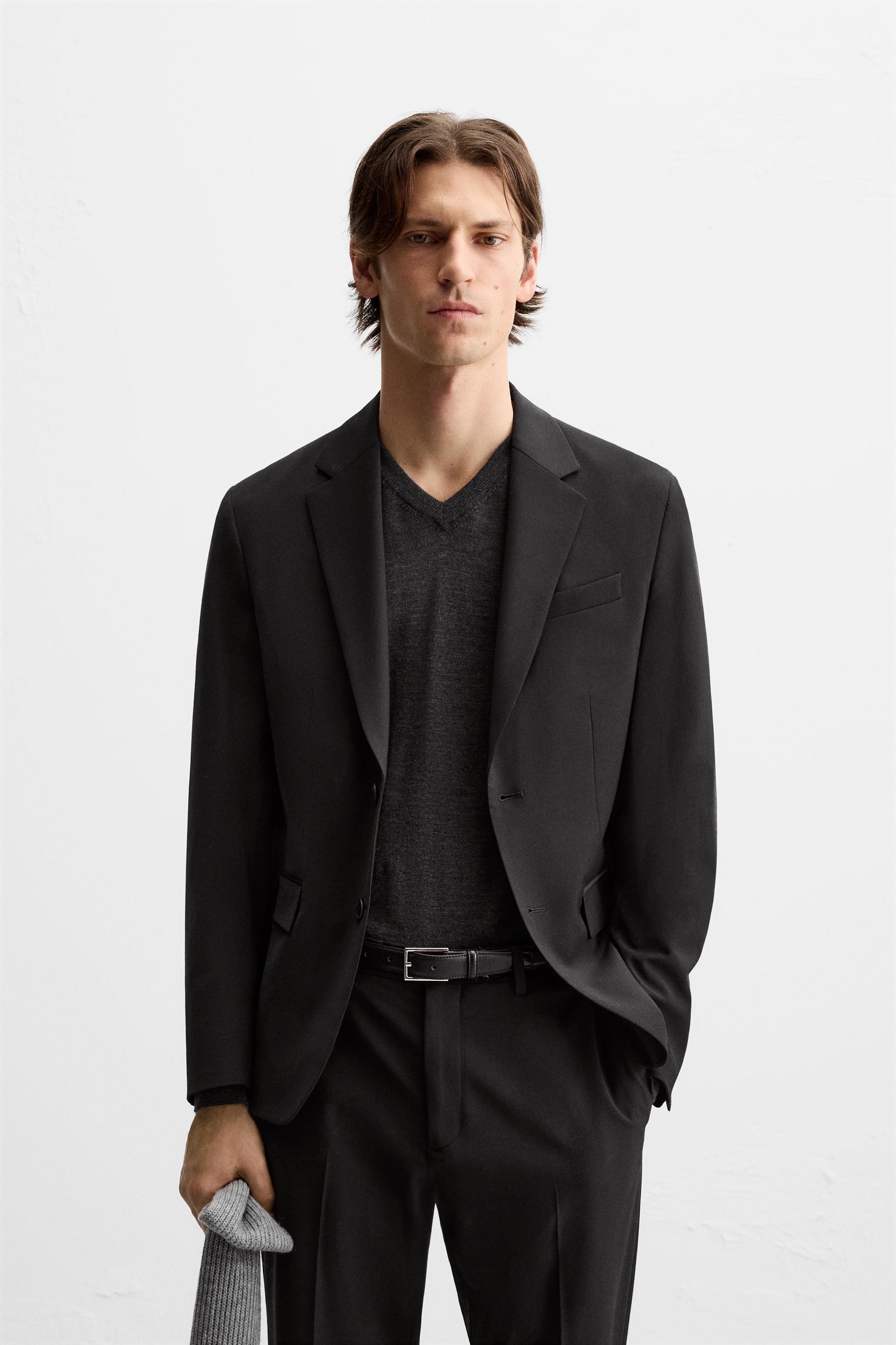 TEXTURED SUIT JACKET Product Image