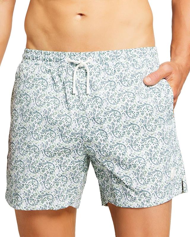 Mens Paisley-Print Swim Trunks Product Image