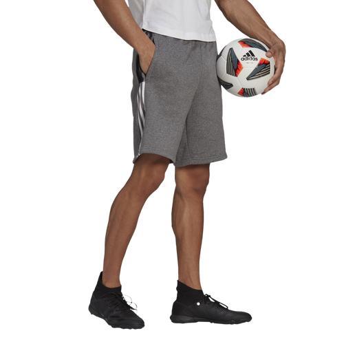 adidas Mens Tiro Fleece Shorts - Grey/Black Product Image