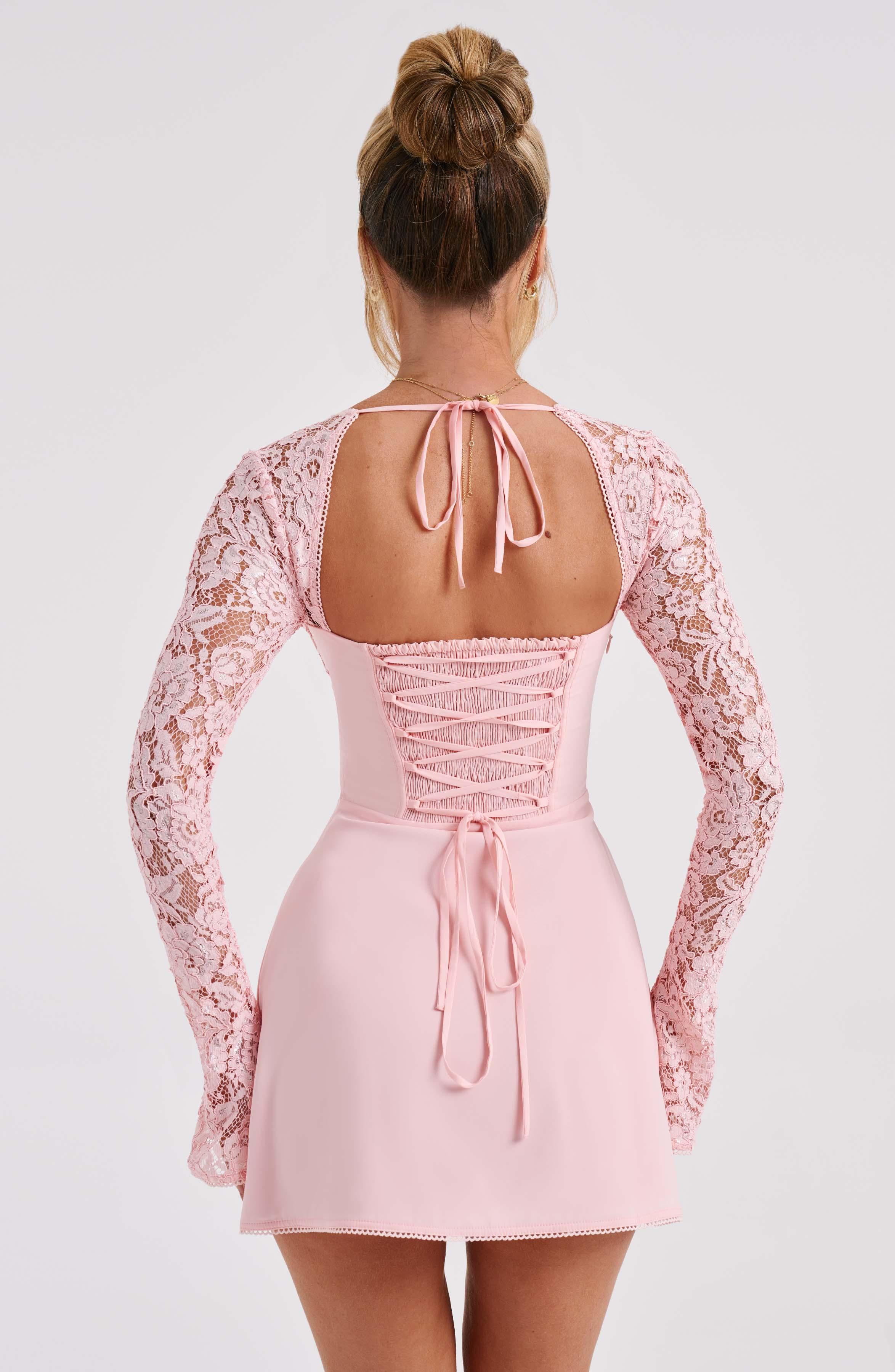 Jacinta Mini Dress - Blush Product Image