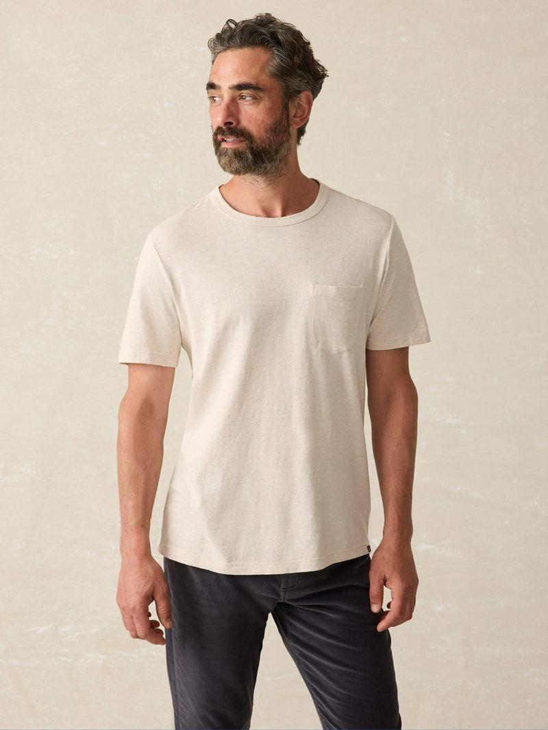 Sunwashed Pocket Tee - Arctic Frost Heather Male Product Image