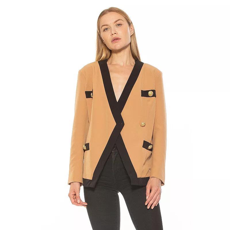 Womens ALEXIA ADMOR Emele Oversized Contrast Blazer Product Image