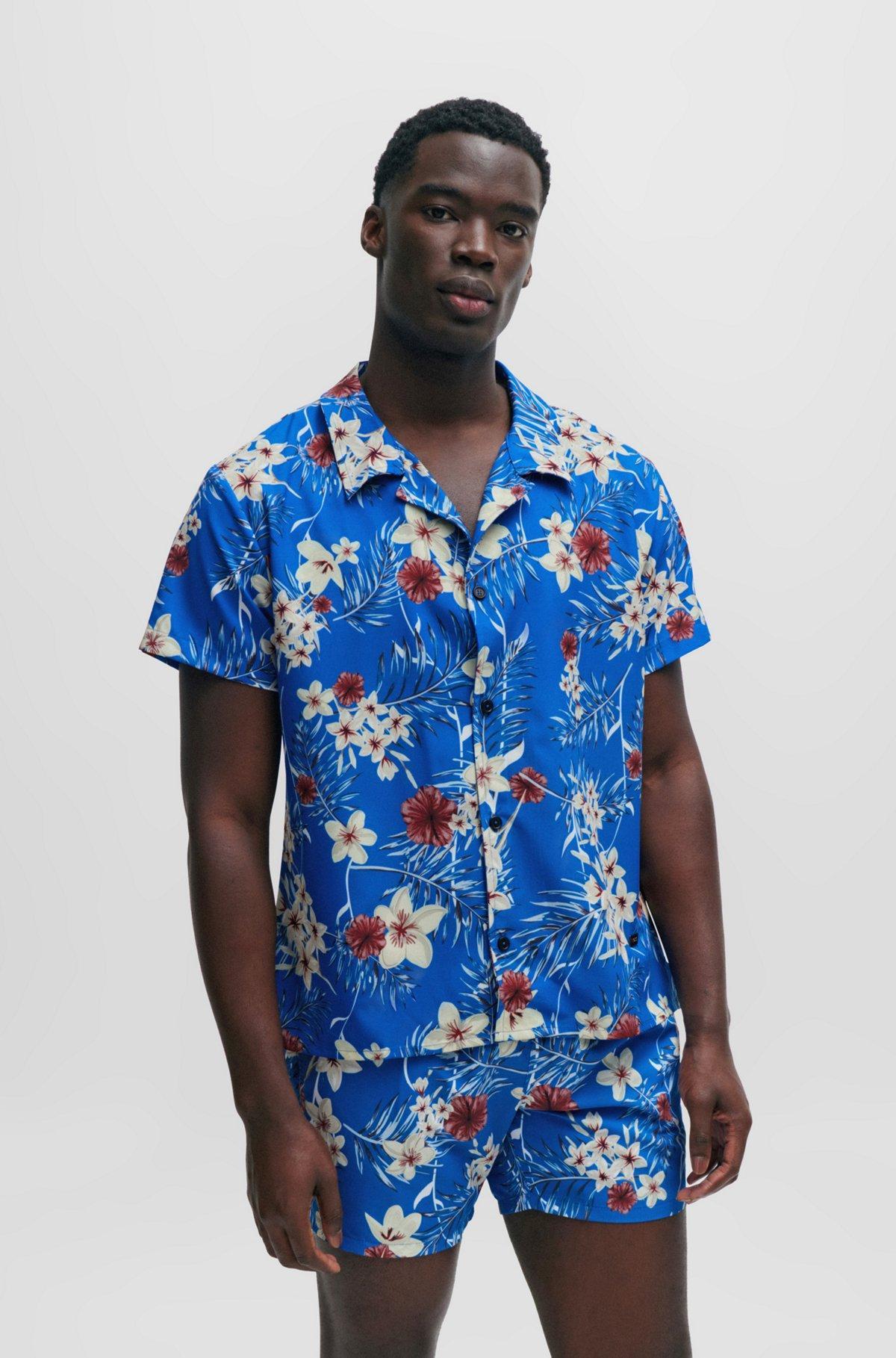 Regular-fit shirt with seasonal print Product Image