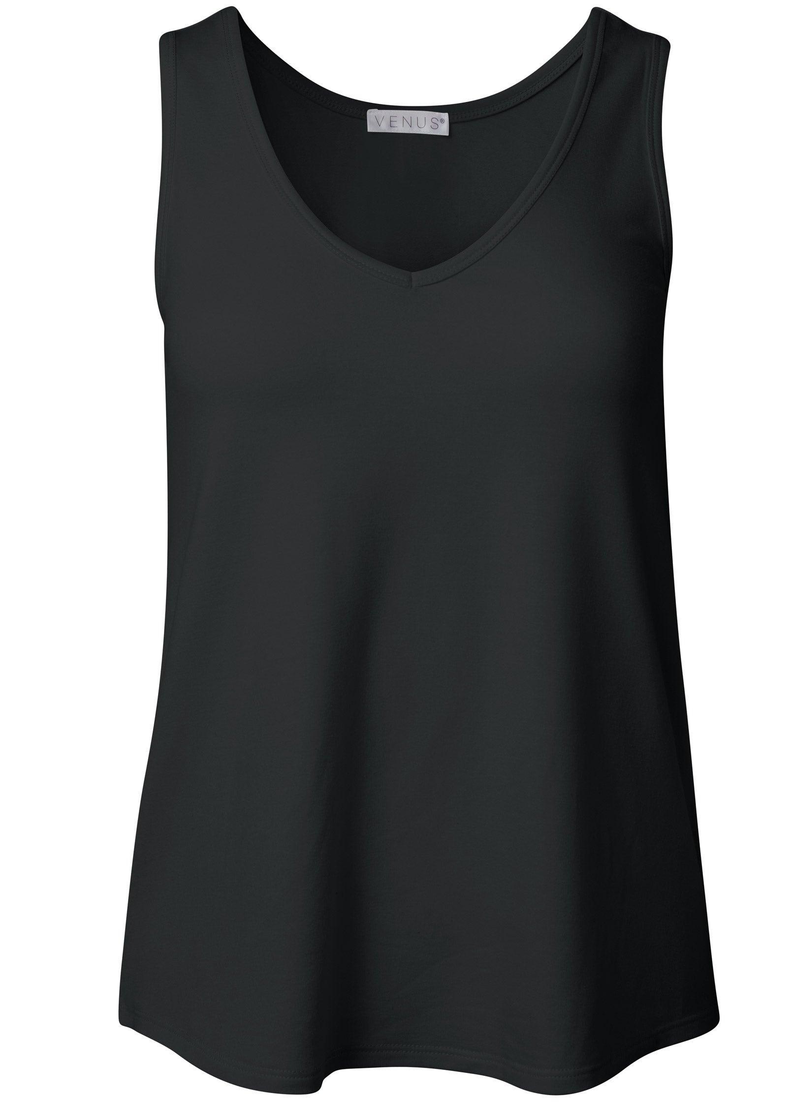 Comfort Kit V-Neck Tank - Black Product Image