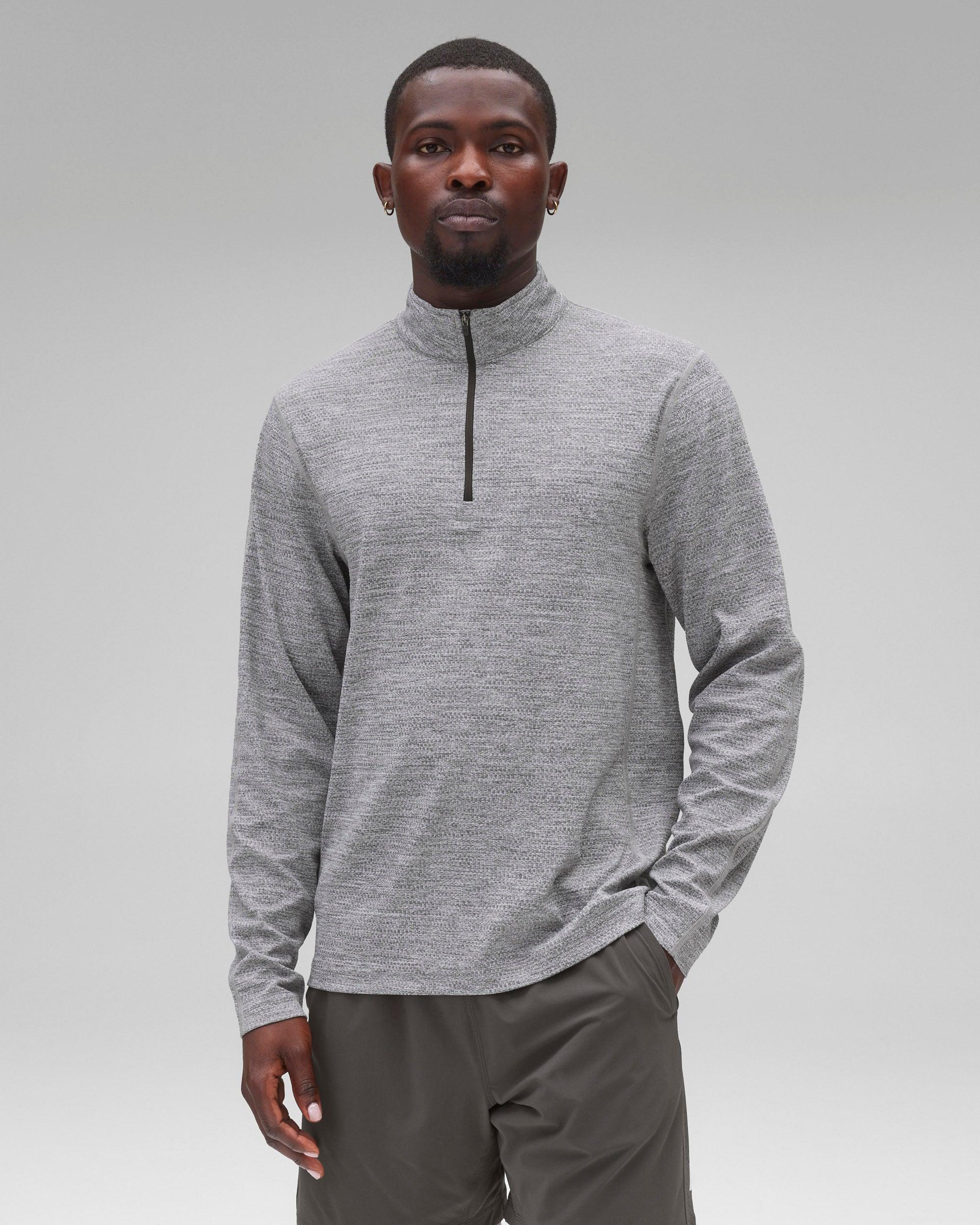 Solotex Mesh Tiebreak Quarter Zip Male Product Image