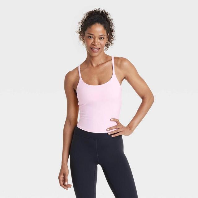 Womens Everyday Soft Cami Cropped Tank Top - All In Motion Light L Product Image