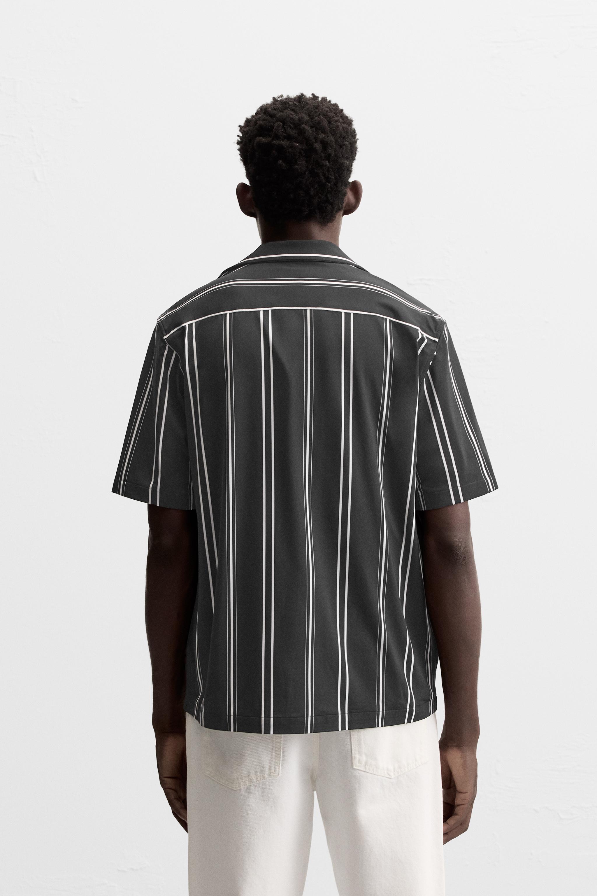 STRIPED STRETCH SHIRT Product Image