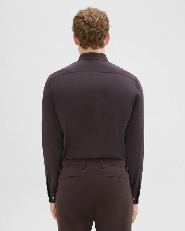 Tailored Shirt in Structure Knit Product Image